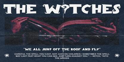 Place Witch Font Poster 4