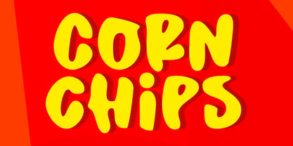 Corn Chips Font Poster 1