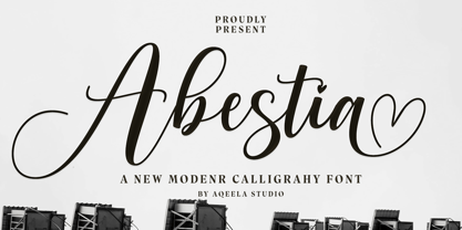 Abestia Font Poster 1