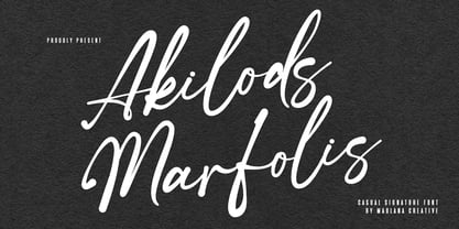 MC Akilods Marfolis Sans Font Poster 1