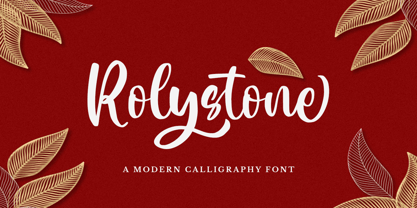 Rolystone Font Poster 1