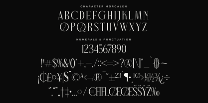 Morgalen Font Poster 7