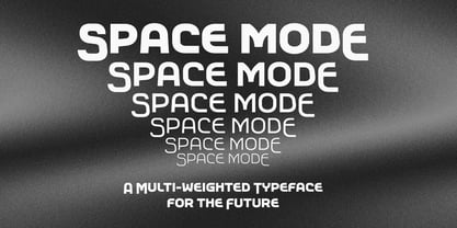 Space Mode Font Poster 1