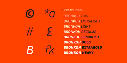 Bronkoh Font Poster 9