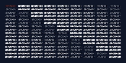 Bronkoh Font Poster 3