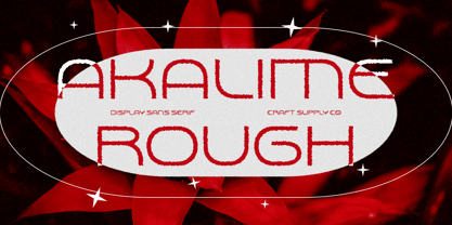 Akalime Rough Font Poster 1