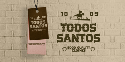 Todos Santos Font Poster 8