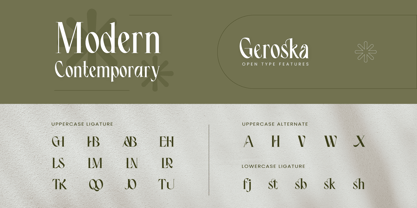 Geroska Font Poster 5