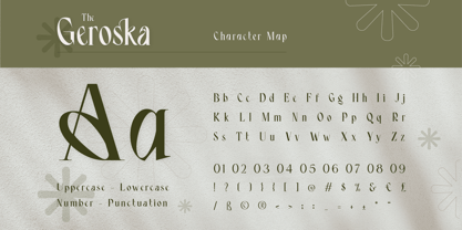 Geroska Font Poster 2