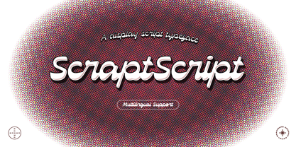 Scrapt Script Font Poster 1