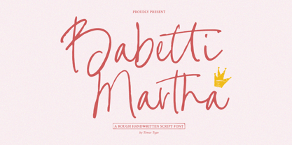 Babetti Martha Font Poster 1