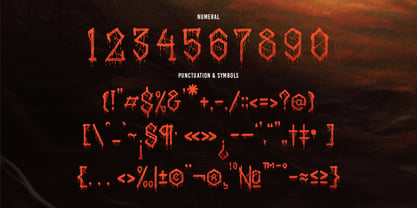 Eternal Torment Font Poster 11