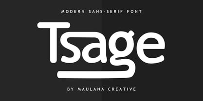 MC Tsage Font Poster 1