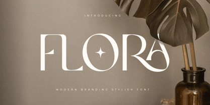 Flora Font Poster 1