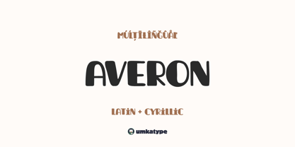 Averon Font Poster 1