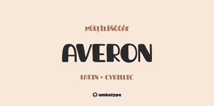 Averon Font Poster 13