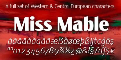 Miss Mable Font Poster 5