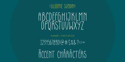 Gloomie Sunday Font Poster 5