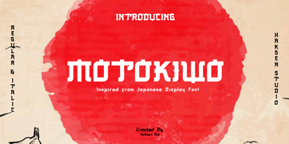 Motokiwo Font Poster 1