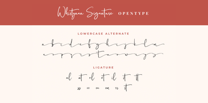 Whistyana Signature Font Poster 6