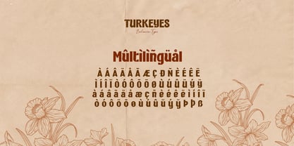 Turkeyes Font Poster 7