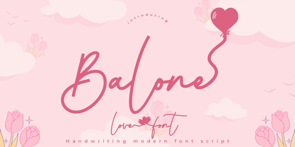 Balone Font Poster 1