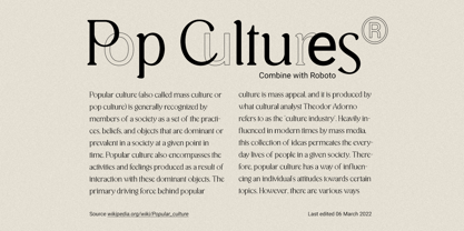 Classical Typeface Font Poster 6