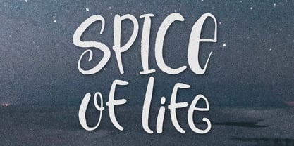 Spice Of Life Font Poster 1