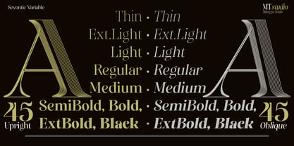 Sevontic Font Poster 6