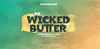 Wicked Butter Font Poster 1