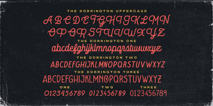 The Dorrington Font Poster 8