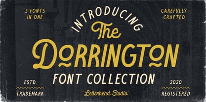 The Dorrington Font Poster 1