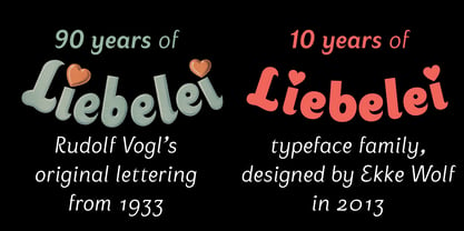 Liebelei Variable Font Poster 3