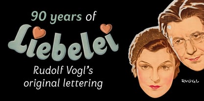Liebelei Variable Font Poster 5