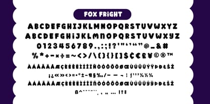 Fox Fright Font Poster 7