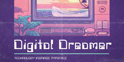 Digital Dreamer Font Poster 11