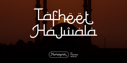 Humayroh Font Poster 3