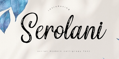 Serolani Font Poster 1