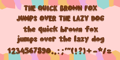 Donut Cookie Font Poster 6