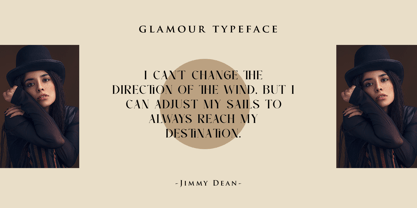 The Glamoure Font Poster 6