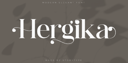 Hergika Font Poster 1