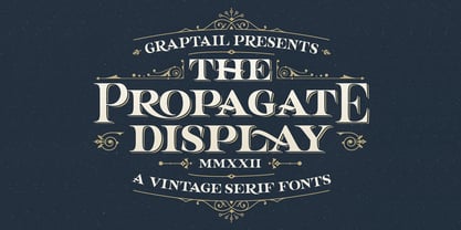Propagate Font Poster 1