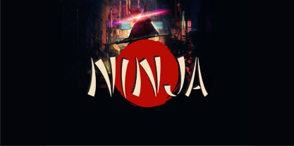 NINJA Japan Font Poster 1