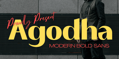 Agodha Font Poster 1