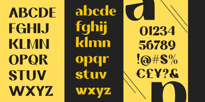 Agodha Font Poster 3