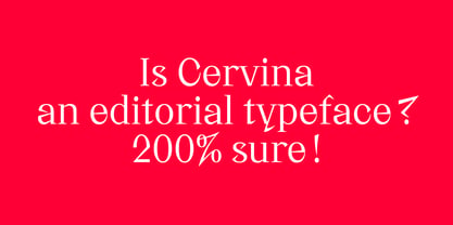 Cervina Font Poster 9