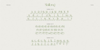 Mallong Font Poster 9