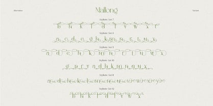 Mallong Font Poster 11