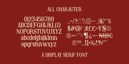 Romine Font Poster 7