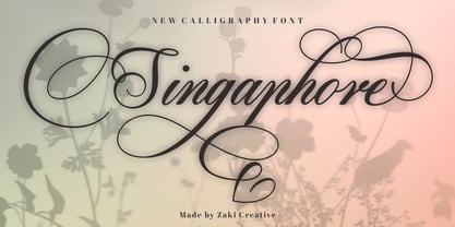 Singaphore Font Poster 1